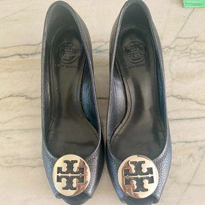 Tory Burch Open Toe Wedges, Size 9